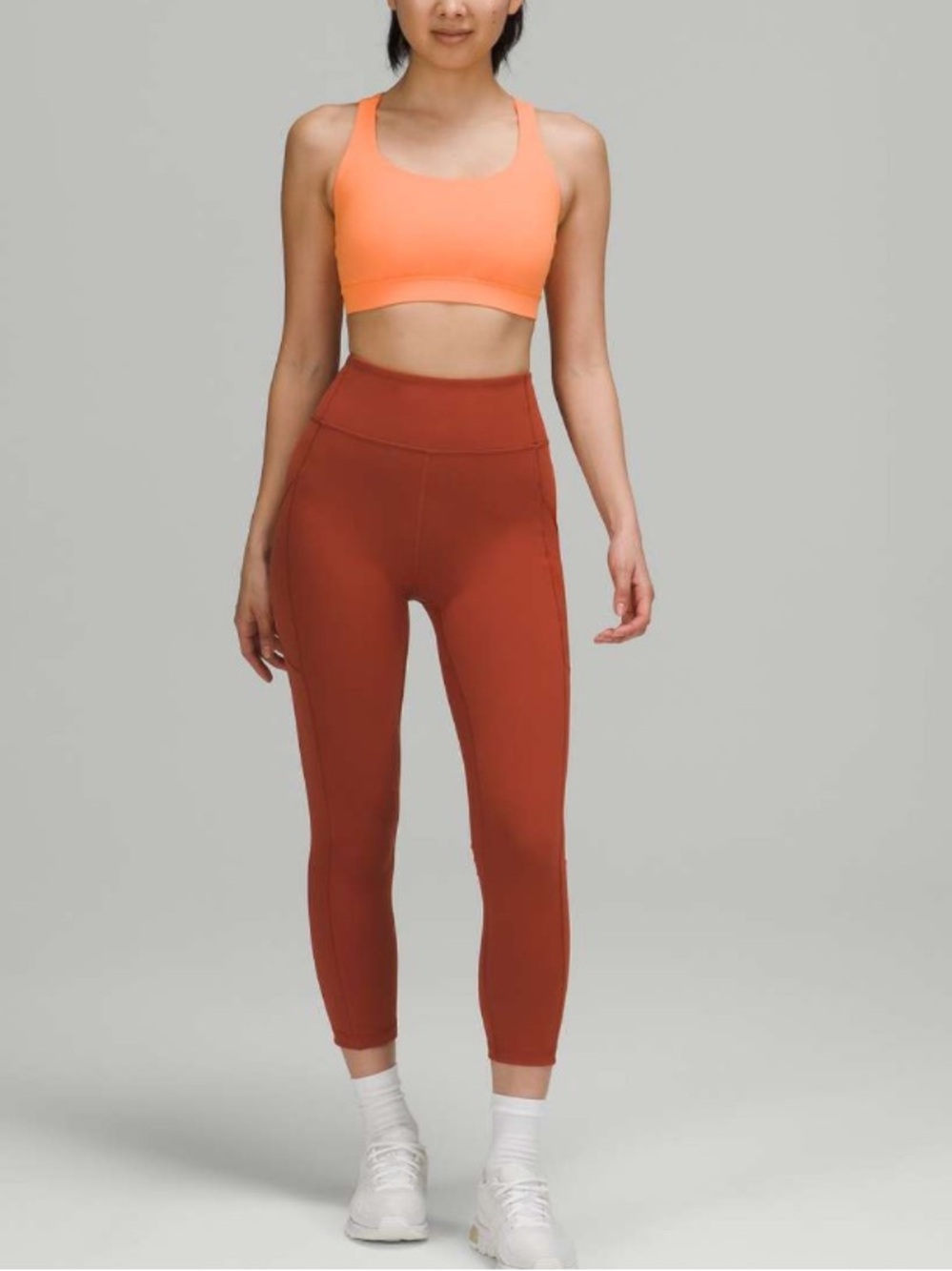 lululemon athletica Invigorate High-Rise Crop 23" - Cayenne